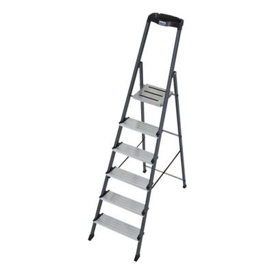 Krause Stehleiter »MONTO Securo« 6 Stufen silber, 210 cm