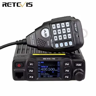 Retevis RT95 Mobile Ham Radio Two-way Car Radio VHF UHF Dual Band Mobile Radio Station Transceiver Base Station for Camping