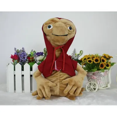Disney Movie The Extra-Terrestrial Red Coat ET Halloween Toys Soft Dolls Kids Gift