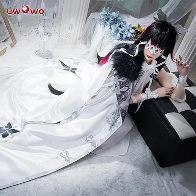 LAST BATCH UWOWO Genshin Impact Columbina Cosplay Costume Fatui Harbingers Damselette Snezhnaya Halloween Christmas Costumes