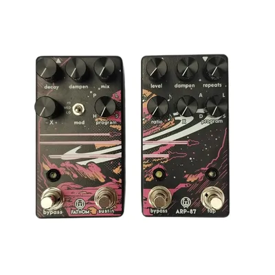 Xiao 1:1 Pedals Walrus Audio Fathom Multi Reverb and Arp-87 Delay Guitar Pedal