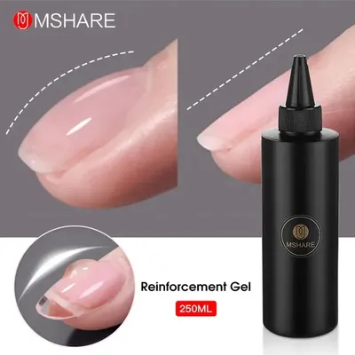 MSHARE Reinforcement Gel Self Leveling Build Nail Apex & C-Curve Builder Strengthen Alignment Base