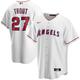 Weißes Nike Mike Trout Alternate Replica Player-Trikot der Los Angeles Angels für Jugendliche