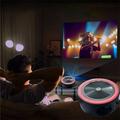Hglyxoae Mini Projector Portable 1080p Projector Outdoor Movie Projector Home Movie LED Video Projector Movie Projector with USB interface and Remote Control meat slicer machine