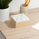Mimo Square Trinket Box - White by Fifty Five South