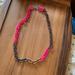 J. Crew Jewelry | J.Crew Enamel Chain Link Multi Color Statement Necklace. Never Worn | Color: Brown/Pink/Tan | Size: Os