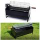 YUNYHAO Electric Bbq Grill Roaster Charcoal Barbecue Roast Machine Meat Roasting Machine Stainless Steel Bbq Grill For Outdoor Picnic Camping