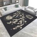 Area Rugs Plum Tree Moon Night Rug Home Modern Carpet, 80x150cm Carpet Non-slip Carpets Rectangle Rug for Living Room, Bedroom, Office and Indoor Decoration