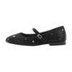 Ankle Strap Ballet Flats Ballerinas Flat Shoes Crystals Flat Pumps with Low Block Heels for Women Studded Sequins Heeled Pumps Buckle Up Flats Slide Slippers Sandals Black Flats Size 13