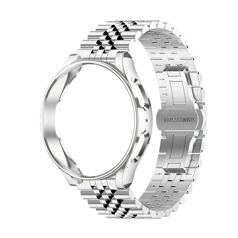 Für Samsung Galaxy Watch 4 5 Pro 6 44 mm 40 mm 45 mm Stahlarmband + Hülle für Galaxy Watch 3 45 mm 41 mm 4 6 Classic 42 mm 46 mm 43 mm 47 mm Image