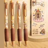 4 pz/set penne Gel da 0.5MM penne da scrittura nere Capybara penne a inchiostro Gel carine penne