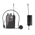 Microfono auricolare wireless UHF con trasmettitore ricevitore Display digitale a LED Trasmettitore bodypack per insegnare le prestazioni dal vivo