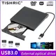 Tishric dvd externe usb 3 0 reader pop-up mobile DVD-RW cd player optische laufwerke für laptop