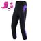 Damen Patchwork 3/4 Fahrradhose Fahhrad 3/4-Tights Mountainbike MTB Straßenradsport Sport 3D-Polster Schnelltrocknend Feuchtigkeitsableitend Atmungsaktiv Gelb Rosa Spandex Bekleidung Fahrradbekleidung