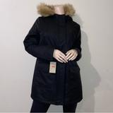 Levi's Jackets & Coats | Levi's Women's Water Repellent Parka With Faux Shearling Lining & Faux Fur - M | Color: Black/Tan | Size: M