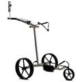 GolfTed HC9 polished stainless steel electric golf trolley (5 YEAR WARRANTY, foldable and demountable)