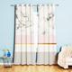Curtains Pink Beige Marble Blackout Curtains Soft Thermal Insulated Curtains for Bedroom Curtains for Living Room Washable Eyelet Curtains Bedroom Curtains 2 Panels(2x140x250cm)