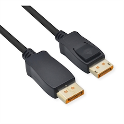 ROLINE DisplayPort Kabel, v2.1, 16K, DP ST - ST, schwarz, 3 m Image