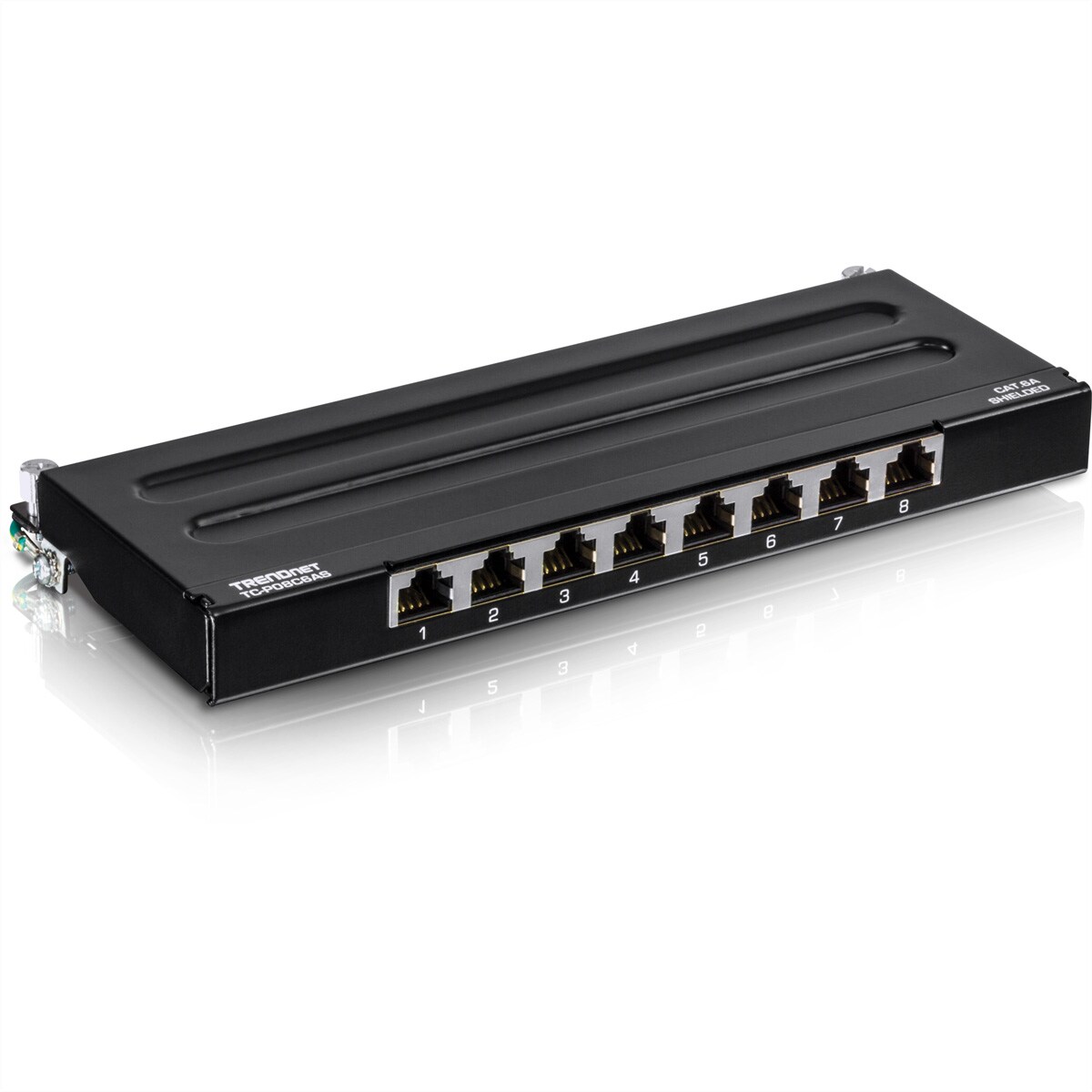 TRENDnet TC-P08C6AS Patch Panel, 8-Port Cat6A geschirmt für Wandmontage Image