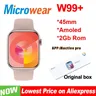 Microwear AMOLED W99 + Smart Watch Amoled 45MM OS10 Compass NFC Game Bluetooth Call Music Player iwo