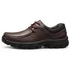 Herren Lederschuhe echtes Rindsleder lässig Geschäfts büro schwarz braun Outdoor-Arbeit plus große Größe 49 50 51