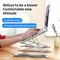 Laptop-Ständer für MacBook, zusammenklappbar, verstellbar, Aluminium, Computer, PC, Tablet-Ständer, Notebook, Tisch, Laptop-Halter, Wärmeableitung