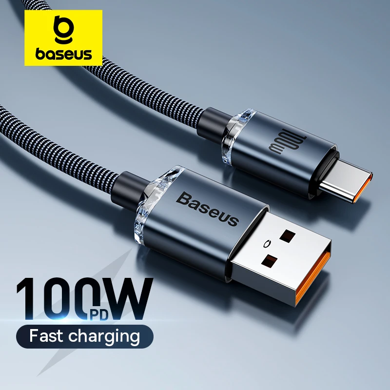 Baseus 6A USB Typ C Kabel für Realme Huawei P40 Pro 66W Schnellladekabel USB-C Ladegerät Datenkabel für Samsung Oneplus Poco F3 Image