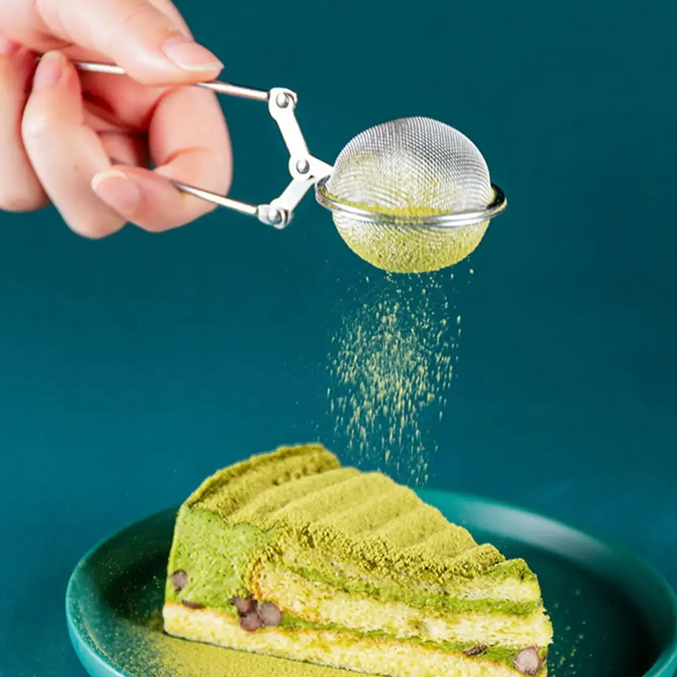 1 Stück Hand pulvers treuer, Mehls ieb, Tee kugel Image