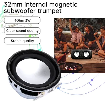32mm innerer magnetischer Lautsprecher 4ω 3w Vollfrequenz-Subwoofer Horn Mini-Audio-Lautsprecher für Image