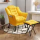 Chaise de canapé confortable avec repose-pieds chaises de salon loisirs paresseux chaise à