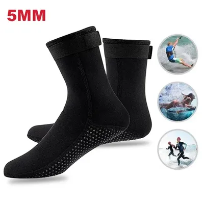 5mm/3mm Neopreno Diving Socks Non-Slip Wetsuit Socks Soft Material Water Socks For Snorkeling
