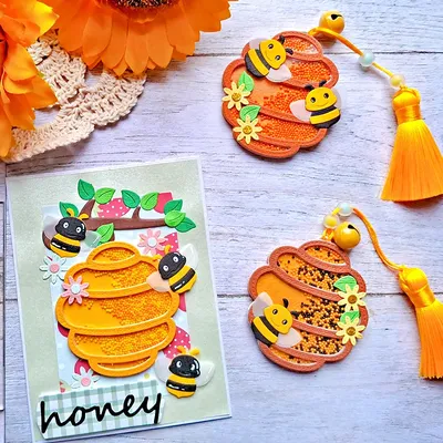 KLJUYP Honey Bee Metal Cutting Dies for Scrapbooking/photo album Decorative Embossing Paper Card