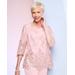 Blair Women's Alex Evenings Elegant Embroidered Tunic - Pink - S - Misses