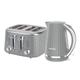Geepas 4 Slice Bread Toaster 1750W&1.7L Cordless Electric Kettle 2200W