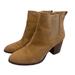 J. Crew Shoes | J Crew Brown Rory Microsuede Heeled Boots Size 10 Ar845 | Color: Brown/Tan | Size: 10