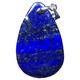 RVBLRDSE natural stone pendant Natural Royal Blue Lapis Lazuli Stone Rare Lapis Pendant Jewelry For Woman Man Wealth Love Reiki Luck Gift Crystal 34x21x5mm water droplets Beads Silver GemstoneAAAA