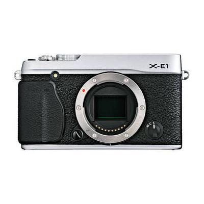 FUJIFILM Used X-E1 Mirrorless Digital Camera (Body Only, Silver) 16272356