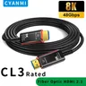 HDMI-Kabel 50 Fuß lang 8K-Ultra-High-Speed-HDMI-2.1-Kabel CL3-zertifiziert 48 Gbit/s 8K@60