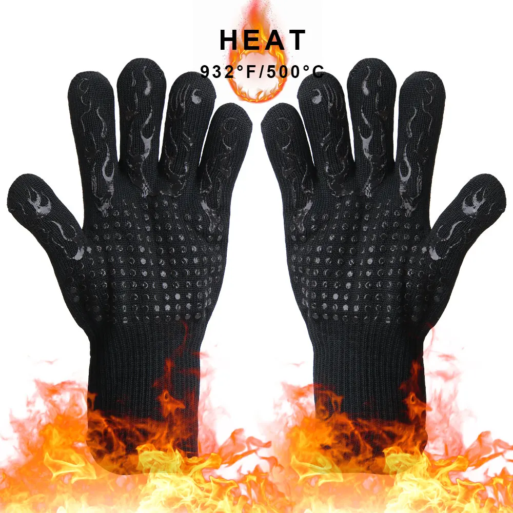 Feuerfeste Mikrowellen handschuhe Grill handschuhe rutsch fest Image