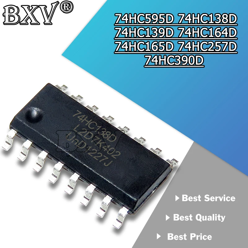 10pcs 74 hc165d 74 hc165 sop sn74hc165dr sn74hc165 74 hc595 74 hc595d 74 hc138d 74 hc139d 74 hc164d 74 hc257d 74 hc390d smd ic Chipsatz Image
