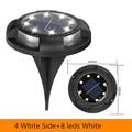 8 pièces 4 pièces 1 pc 1 W Eclairage solaire LED Lumières et lanternes de chemin Solaire Imperméable Décorative Blanc Chaud Blanc 1.2 V Eclairage Extérieur Piscine Cour 48 Perles LED Noël Nouvel An