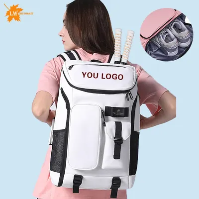 Personalized badminton racket sports bag tennis backpack printed logo name competition sports racket