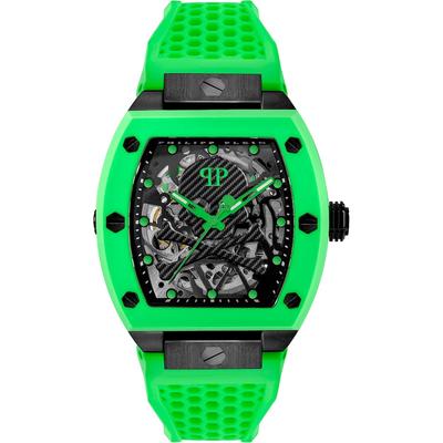 PHILIPP PLEIN Herrenuhr Edelstahl grün Herren Image