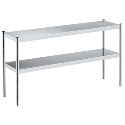 Metallische arbeitsplatzregal 2 regale - 900x350x700 mm - 18010300 Eurast Image
