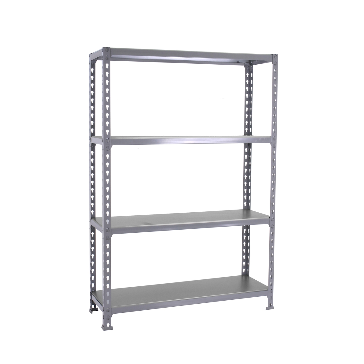 SimonRack Simonclick schraubenloses Metallregal 4 Böden. Farbe grau/grau 1500x1100x300 mm Image