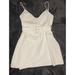 Zara Dresses | Zara Womens Mini Wrap Shirt Dress Size Xs White Belted Nwot | Color: White | Size: Xs