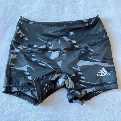 Adidas Shorts | Women’s Adidas Aeroready Camo Volleyball Shorts Small New | Color: Black/Gray | Size: S