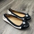 Michael Kors Shoes | Michael Kors Dixie Ballet Flats Slip On Women’s 7 | Color: Black/White | Size: 7