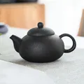 Kreative Groben Keramik Teekanne Tee-ei Antike Schwarz Porzellan Pu 'er Tee Topf Japanischen Tee-Set