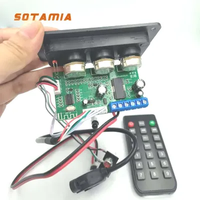SOTAMIA 30W Mono Bluetooth Subwoofer Verstärker Home Musik Audio Mini Amp AUX USB Sound Lautsprecher Image
